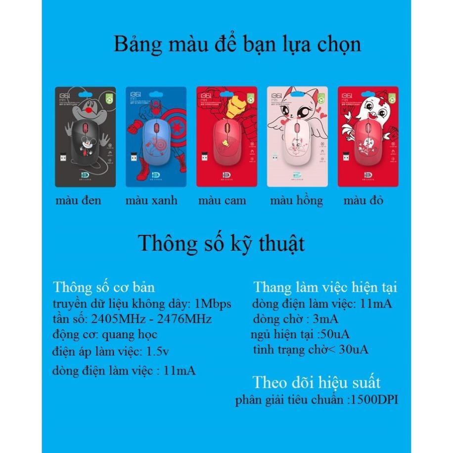 Chuột Không Dây PK.36.1 (Màu Ngẫu Nhiên )