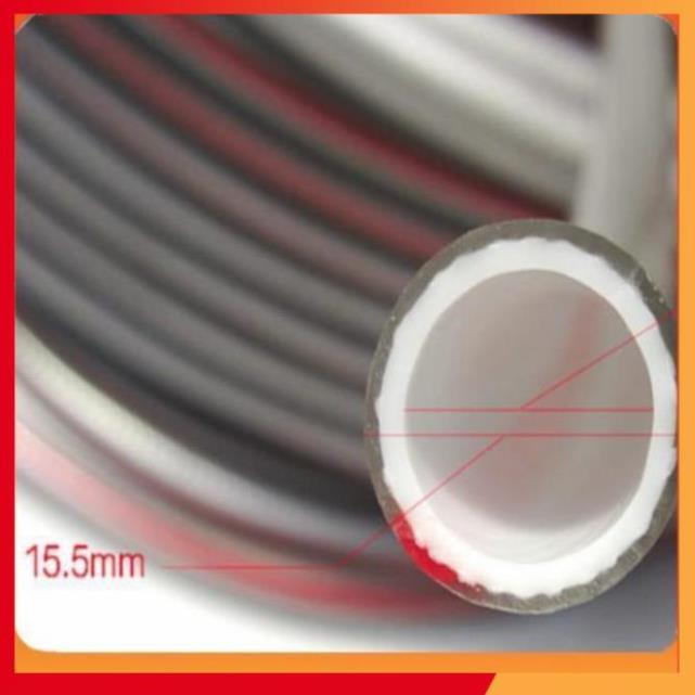 Bộ dây vòi xịt nước rửa xe, tưới cây . tăng áp 3 lần, loại 20m 206622-5 cút sập, + tặng mở chai