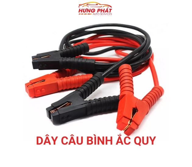 Dây Câu Bình Ắc Quy Ô Tô 2000AMP – Dài 4 Mét – Khởi Động Ắc Quy Xe Hơi Cao Cấp