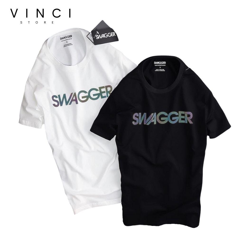 Áo Thun Nam Phản Quang Swagger Cotton Tay Ngắn