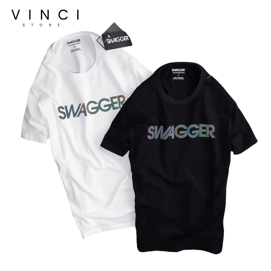 Hình ảnh Áo Thun Nam Phản Quang Swagger Cotton Tay Ngắn