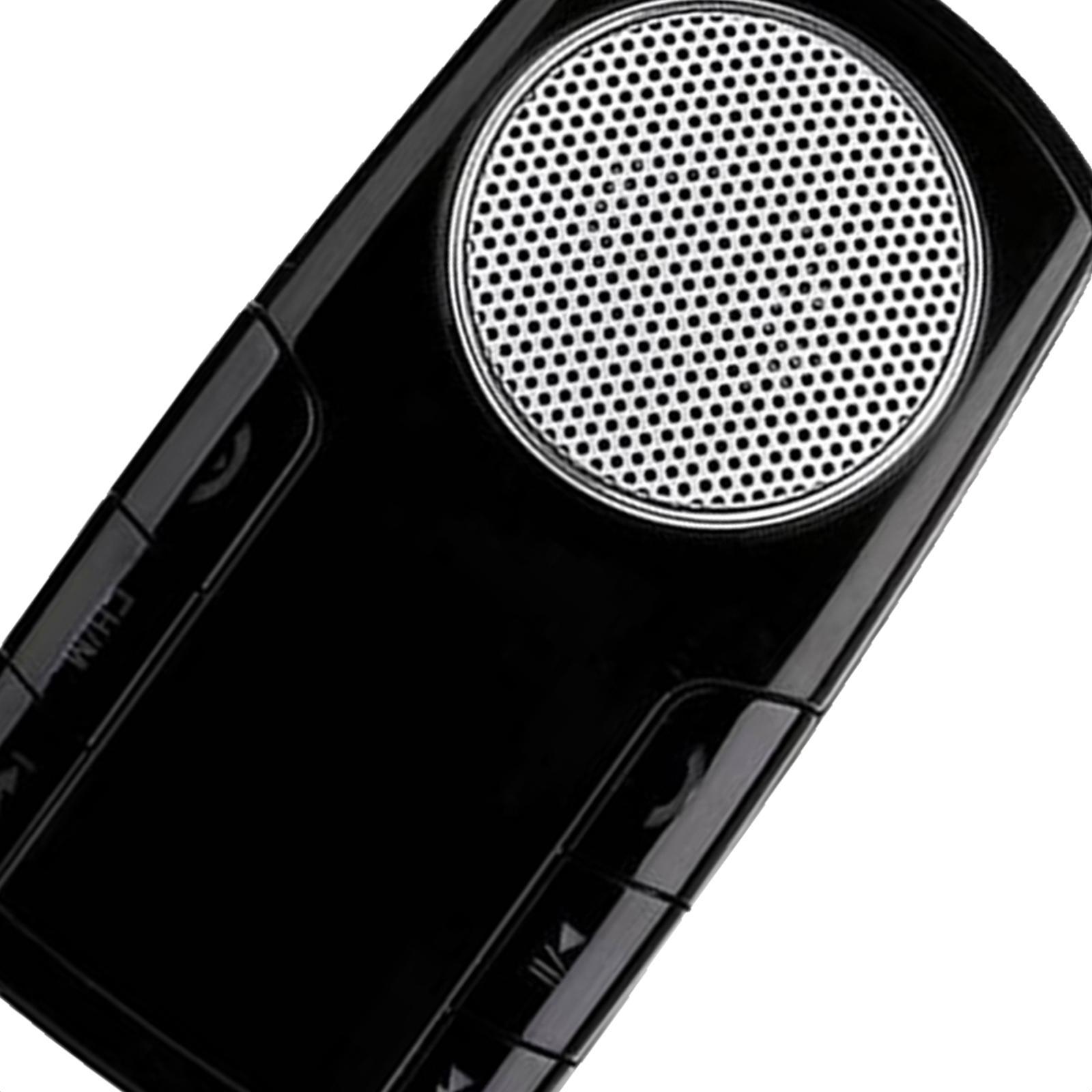 FM Transmitter Car Adapter MP3 Player Speaker with 1.4 '' Screen USB Port for Phone with Mic