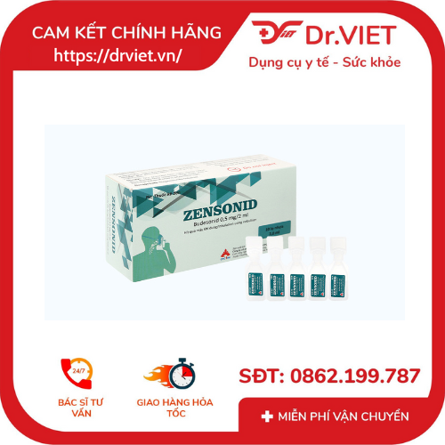 Hỗn Dịch Khí Dung Zensonid 0.5mg/2ml (Hộp 10 Ống)