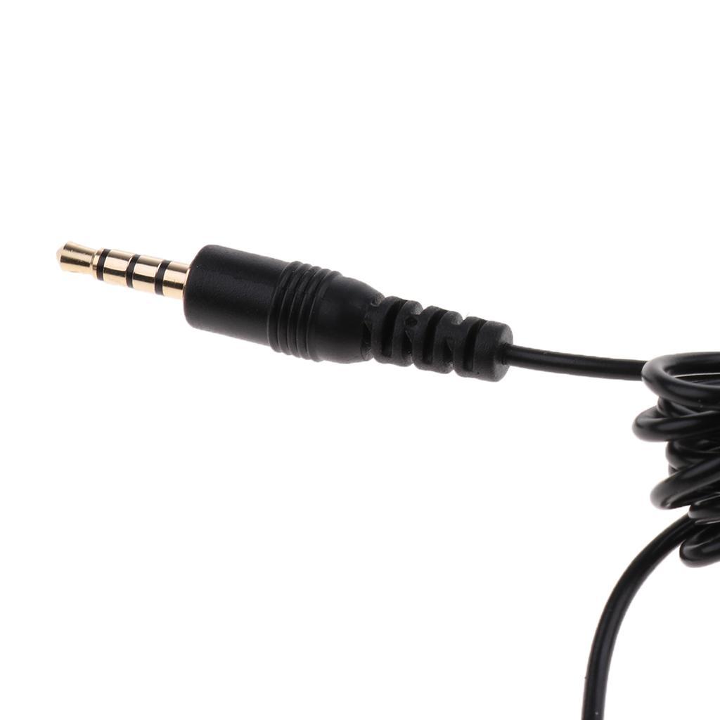 Lavalier Lapel Clip-on Omnidirectional Condenser Microphone for Apple for iPhone, Ipad, iPad Touch, Samsung Android and Windows Smartphones