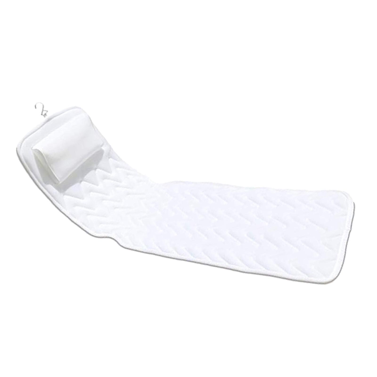 Full Body Bath Pillow Head Rest Back Support for Bathtub Home Bathing
