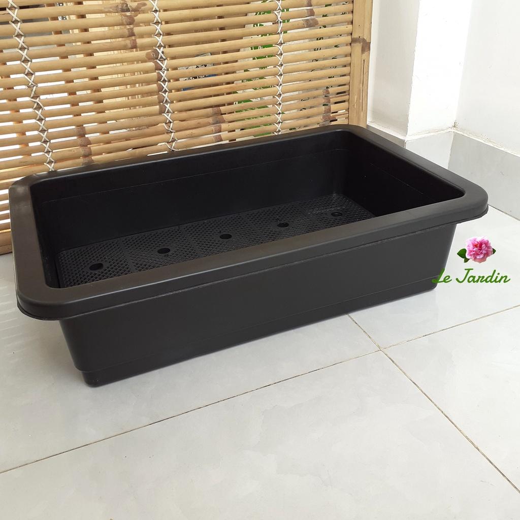 Khay trồng rau thông minh nhựa dày loại tốt 65x42x16cm