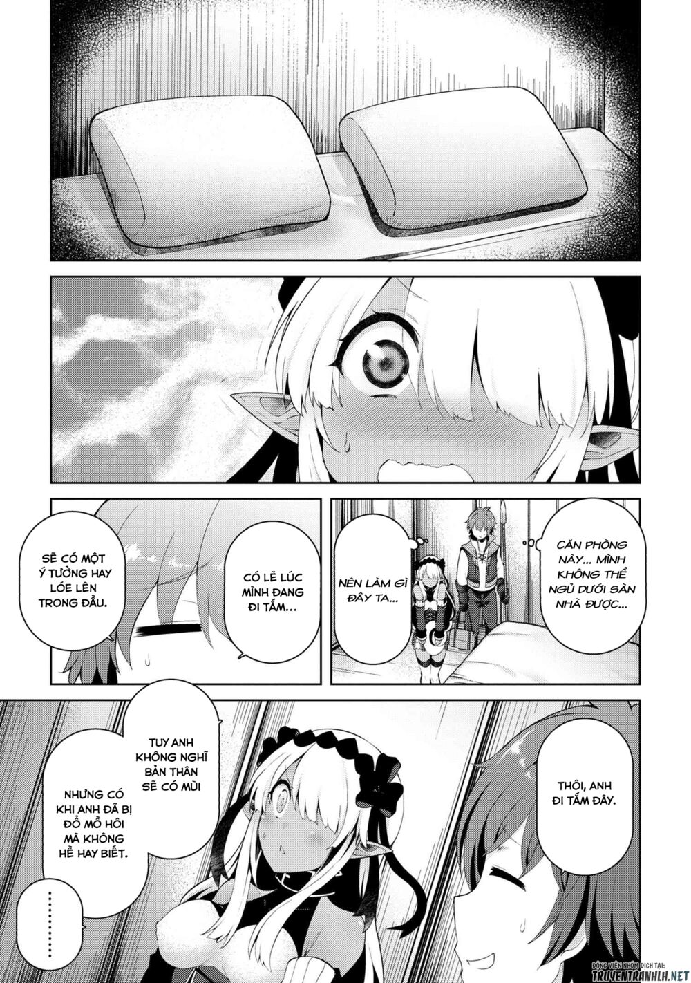 ngôi nhà của tôi đã bị đốt cháy, thế thì tại sao tôi không dùng hết số tiền còn lại để mua nô lệ dark elf? chapter 7 5