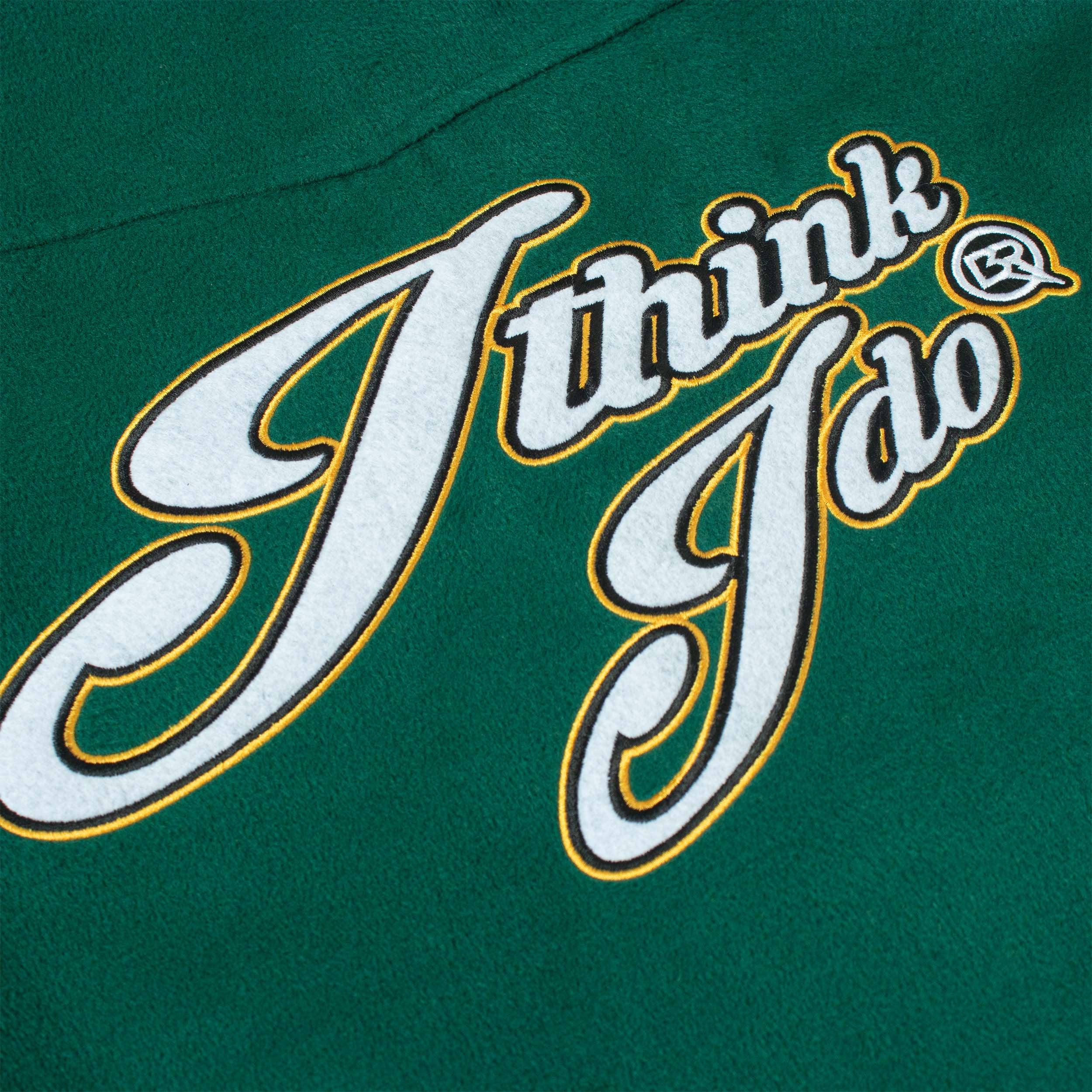 Áo Khoác DirtyCoins Felt Varsity Jacket - Green