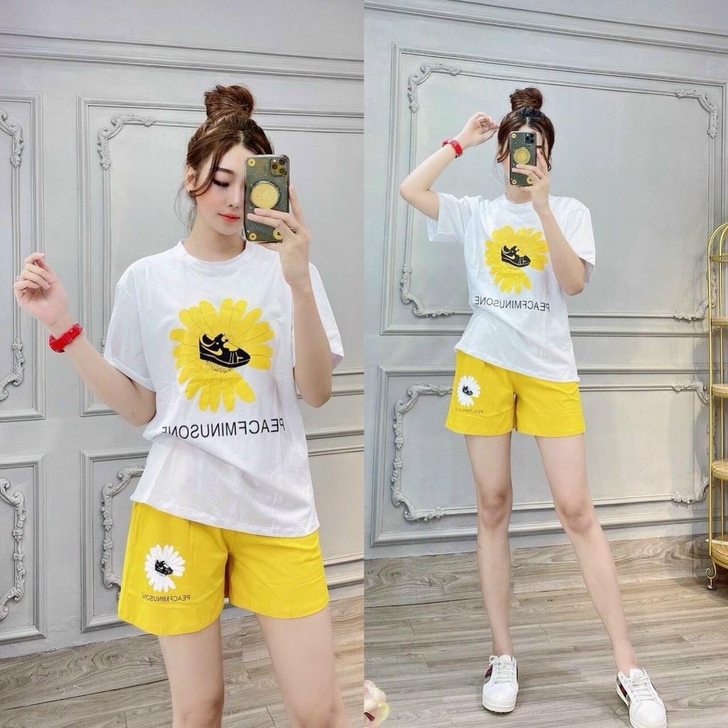 Set bộ đồ mặc nhà thun cotton nữ cực đẹp