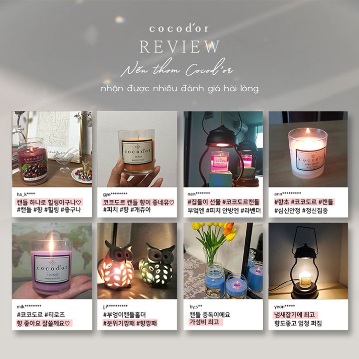 Nến Thơm Cho Phòng COCODOR LARGE JAR CANDLE 630g