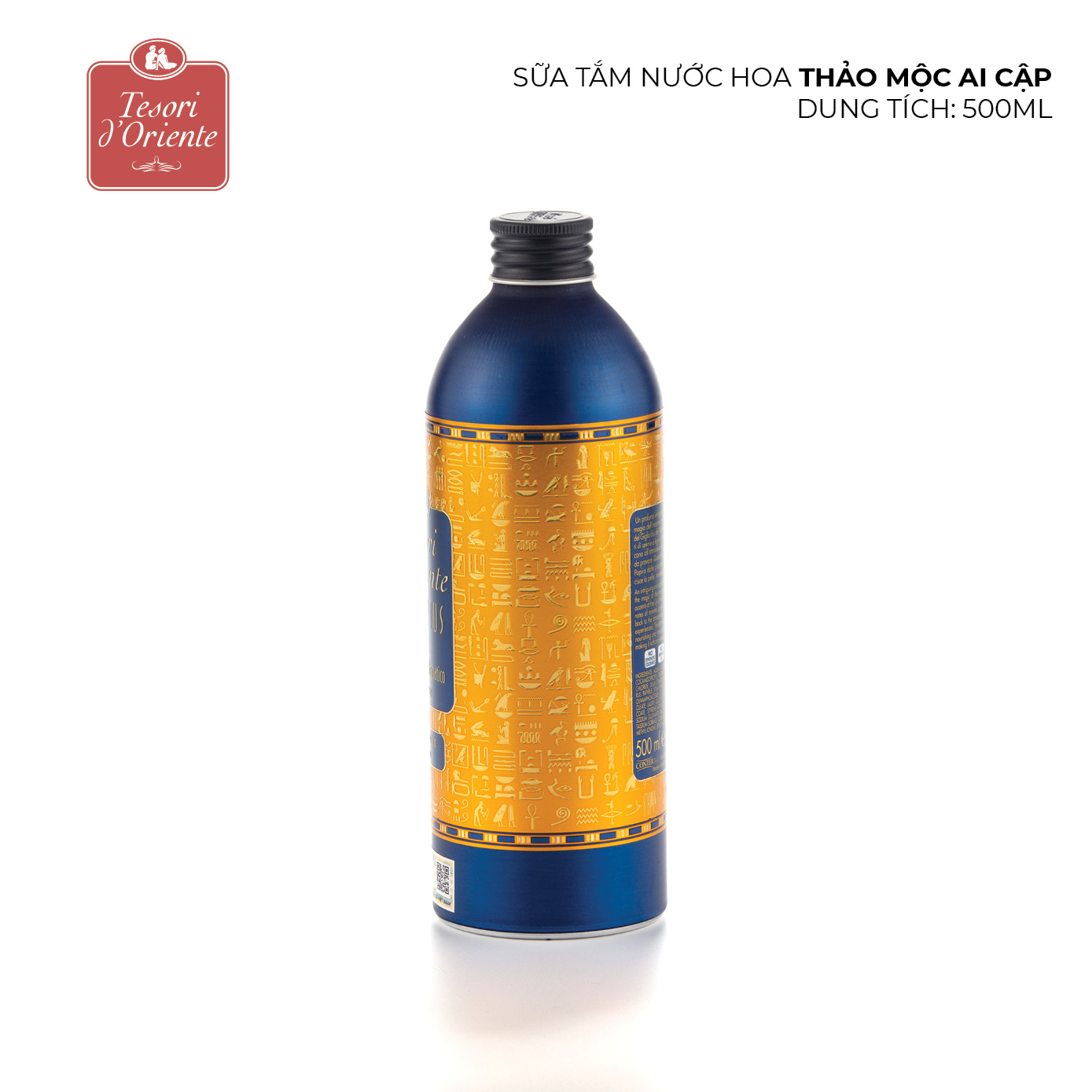 Sữa tắm nước hoa Tesori d'Oriente Thảo mộc Ai Cập 500ml nhập khẩu Ý