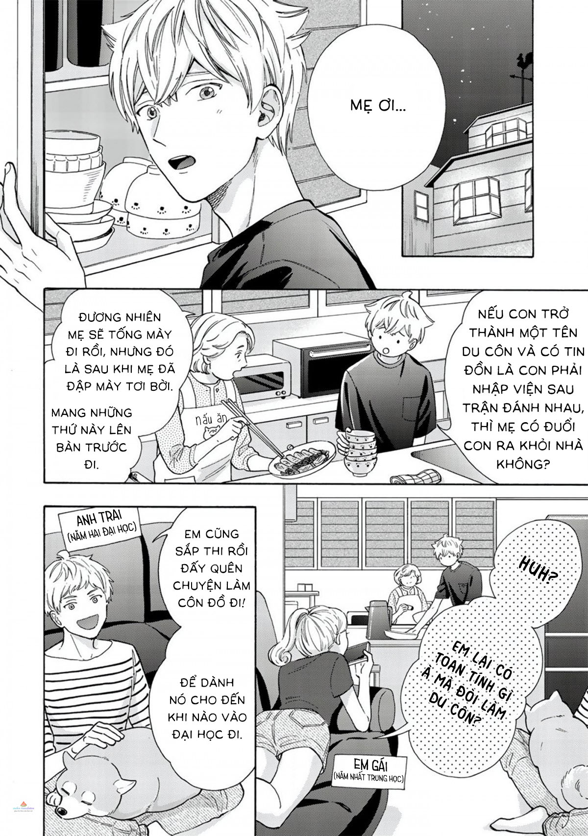 ngôi sao hạng nhất được vẽ bằng nụ hôn chapter 5 16