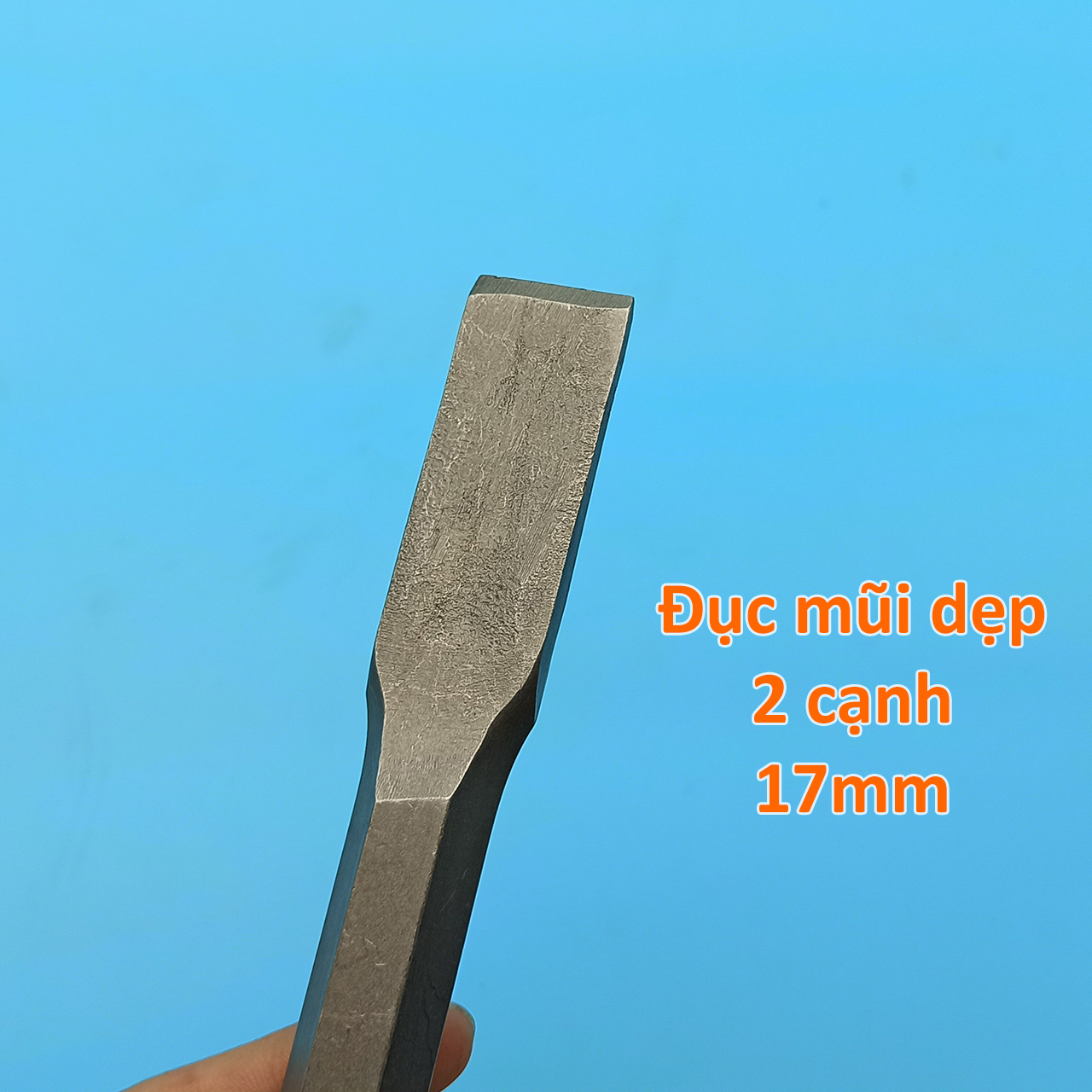 Mũi đục bê tông dẹp chuôi gài  Φ17mm dài 300mm