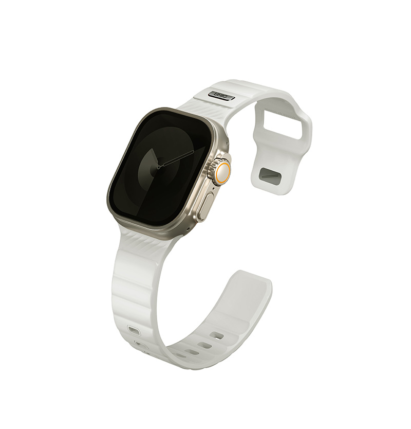 Dây Đeo Dạ Quang UNIQ STRIDE SE Fkm Rubber Cho Apple Watch Phát Sáng Trong Đêm Chất Liệu Cao Cấp Hàng Chính Hãng