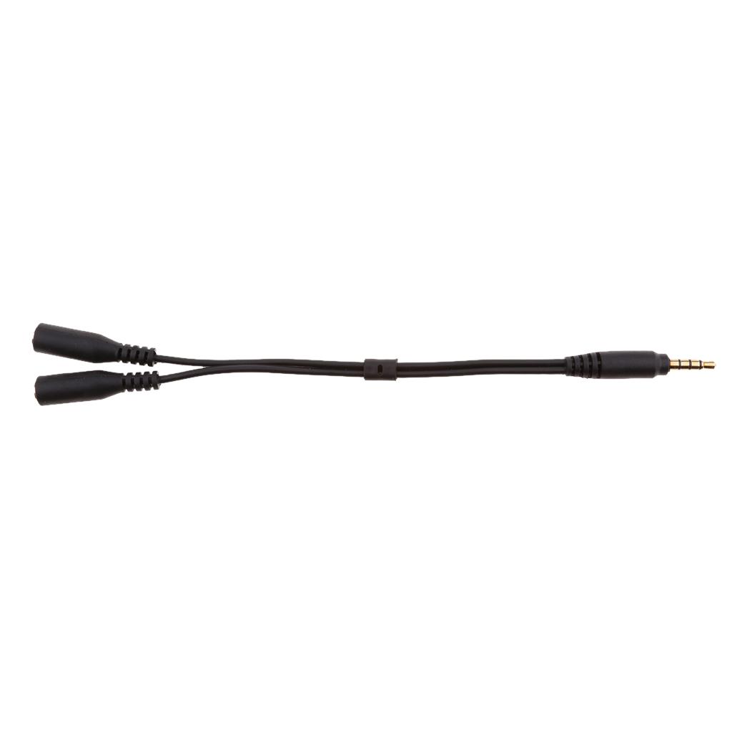 3x Stereo Audio Converter Cable Mic Audio Male to Female for PS4 Headset