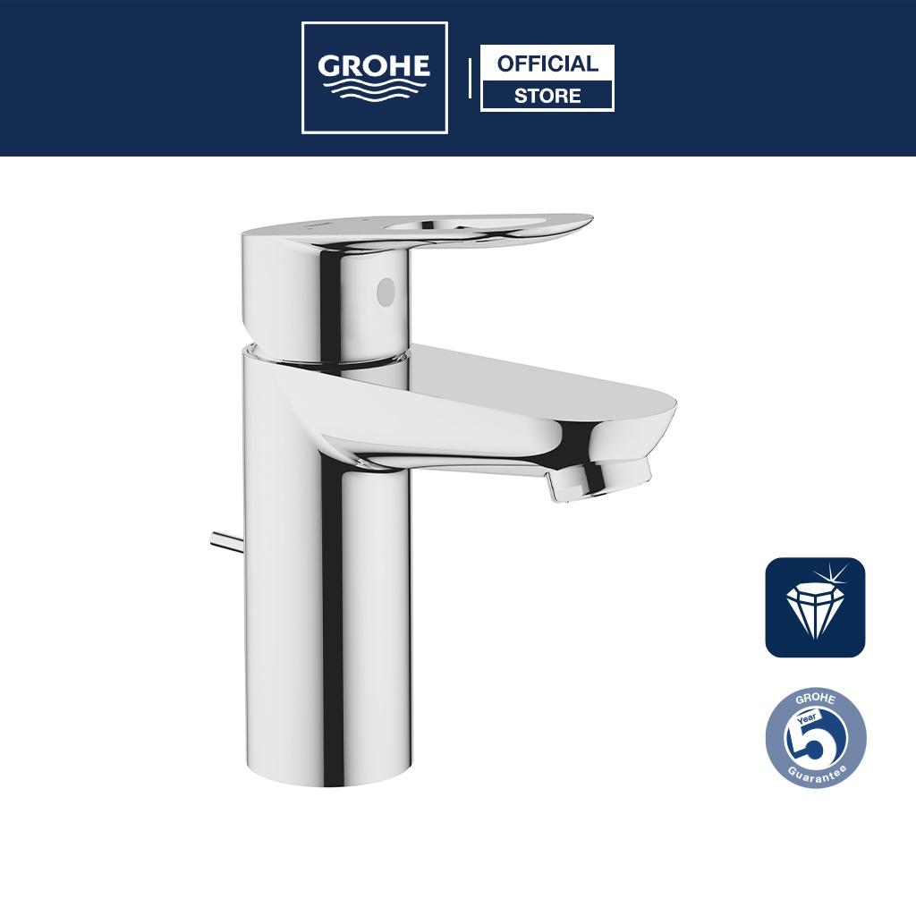 Vòi Chậu Grohe BauEdge S-Size 32819000, Vòi Sen, Chất Liệu Chrome, Áp Lực 0.75 MPa, Nhập Thái Lan, BH 12 Tháng