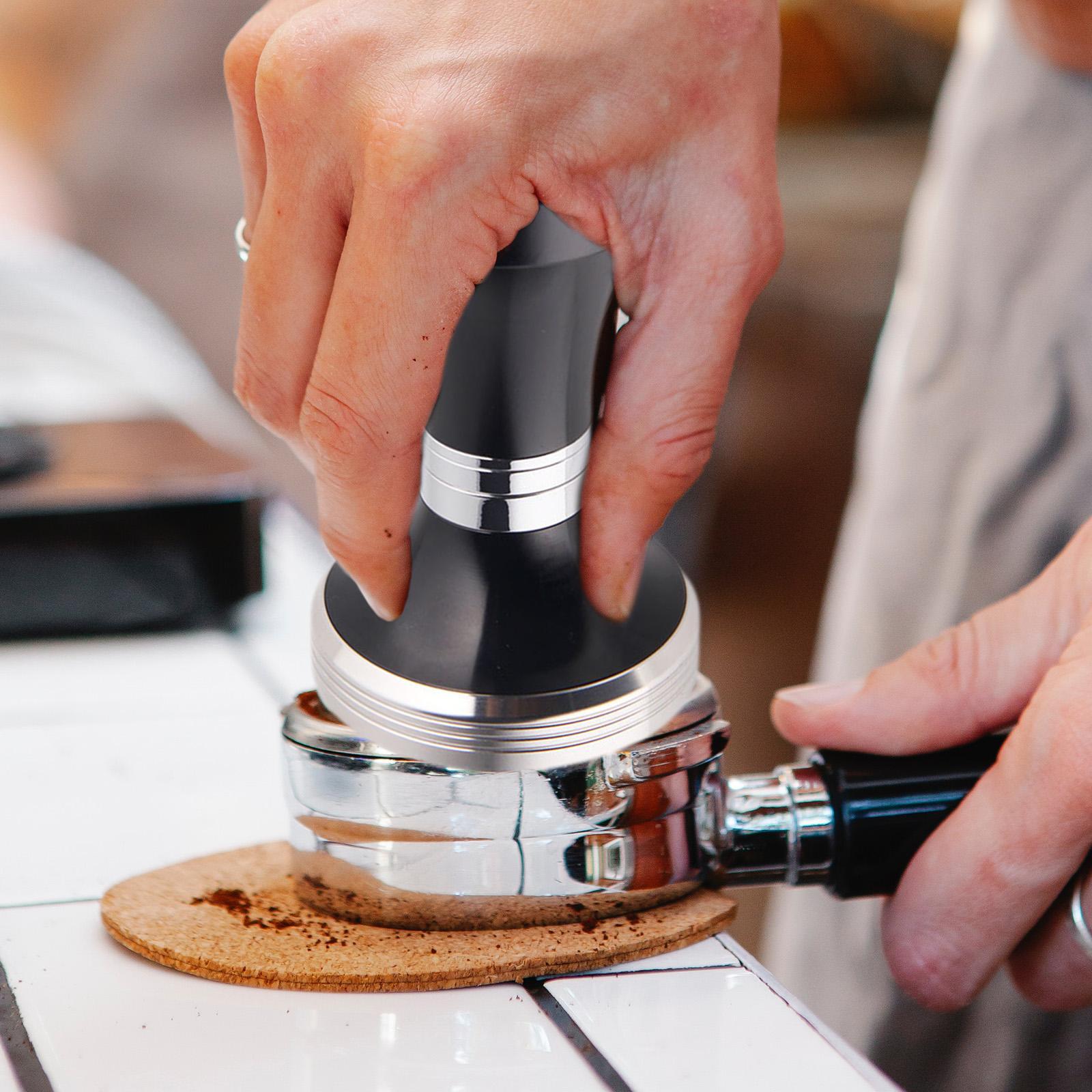 Coffee tamper coffee pull cup press flat base 51mm