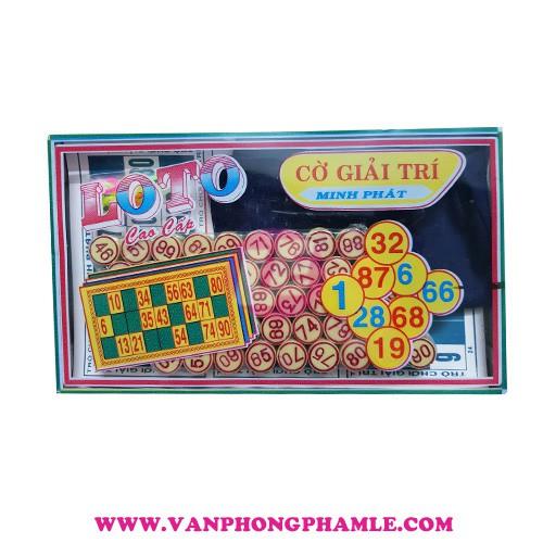 Cờ loto cao cấp số nhựa (Bộ)