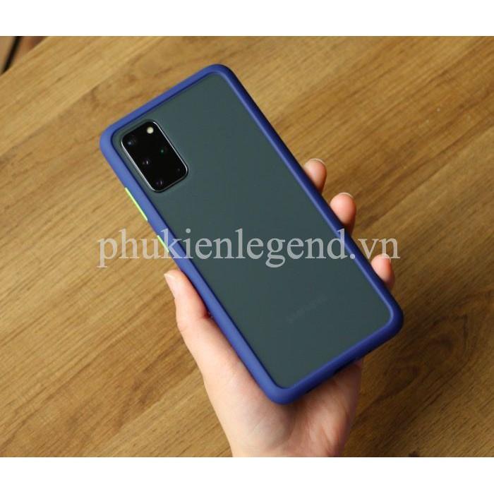 Ốp lưng trong nhám viền màu chống sốc cho SamSung Galaxy S20 FE
