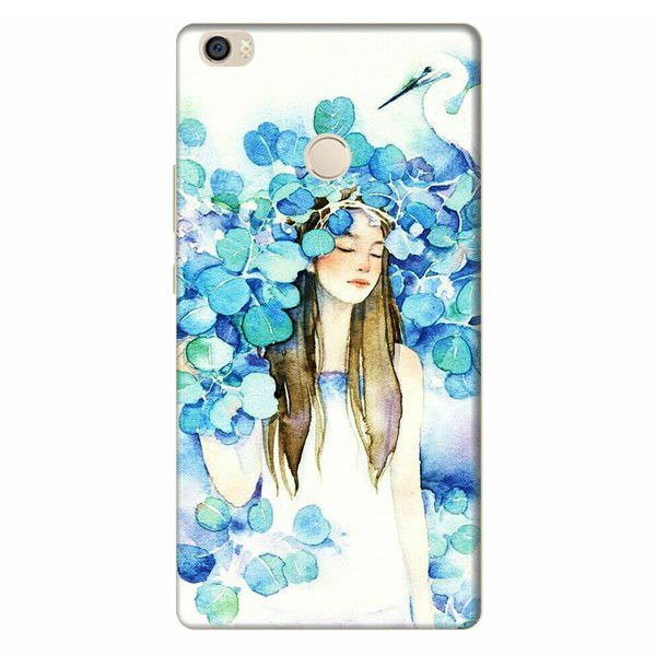 Ốp Lưng Dành Cho Điện Thoại Xiaomi Mi Max - Cô Gái Lá Xanh