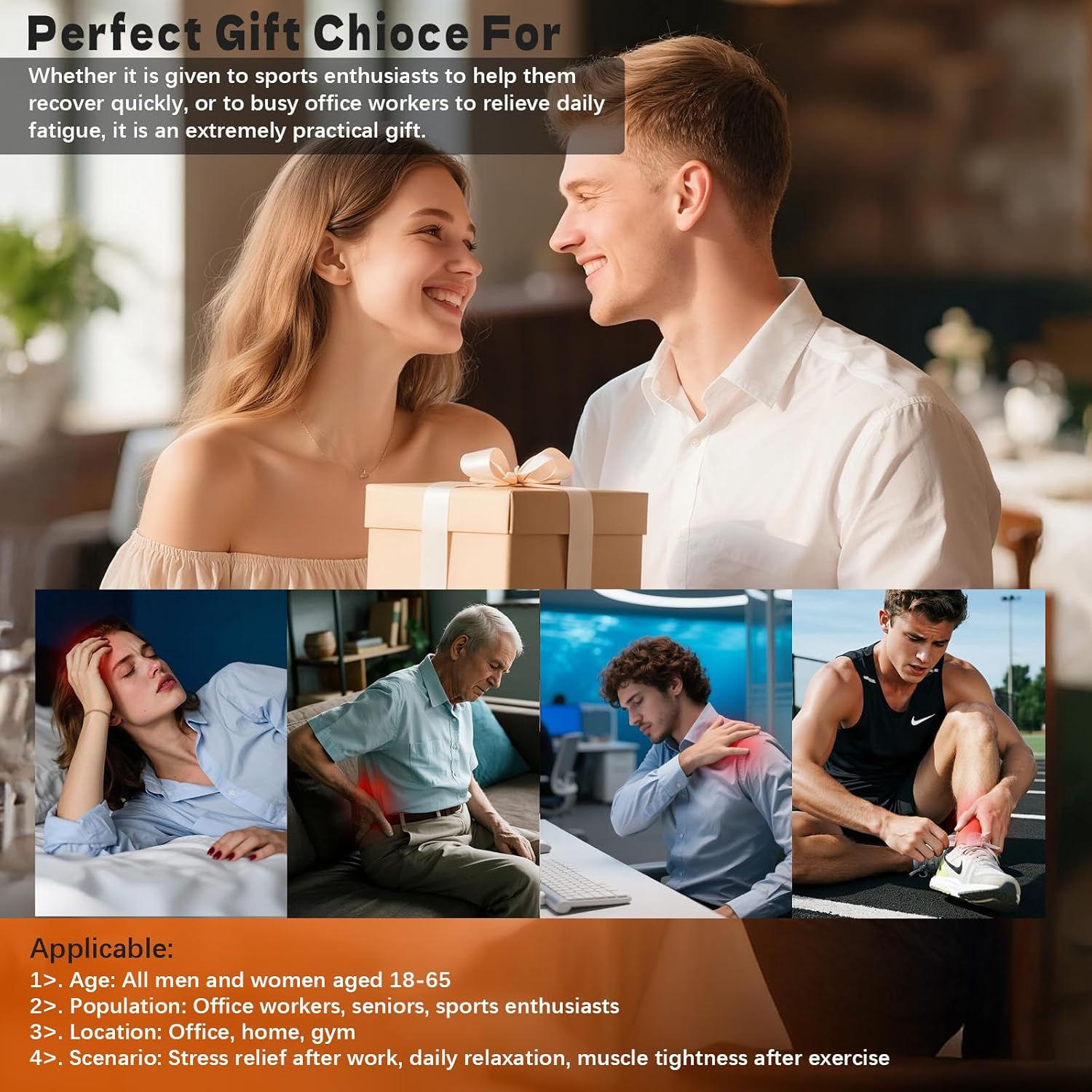 [Tặng củ sạc + cáp sạc] Máy Massage Toàn Thân Cầm Tay 12 Đầu, Máy Mát Xa Đấm Lưng 12 Đầu GDV - Hàng Chính Hãng