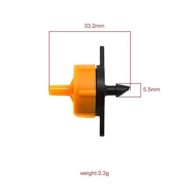 10 Béc tưới nhỏ giọt bù áp lưu lượng 2 lít 1 giờ