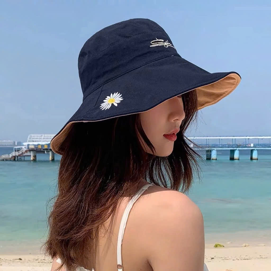 Mũ Chống Nắng Vải Dù Dễ Thương Chất Liệu Bền Đẹp, Thời Trang NÓN CHỐNG NẮNG NỮ