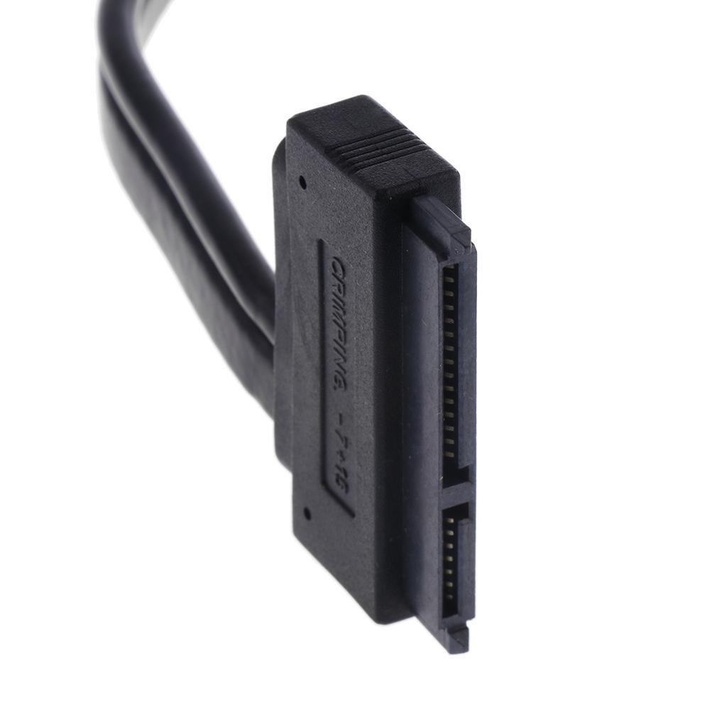 50cm Power  to  Cable Dual Power USB 12V 5V Combo to 22 Pin For HDD