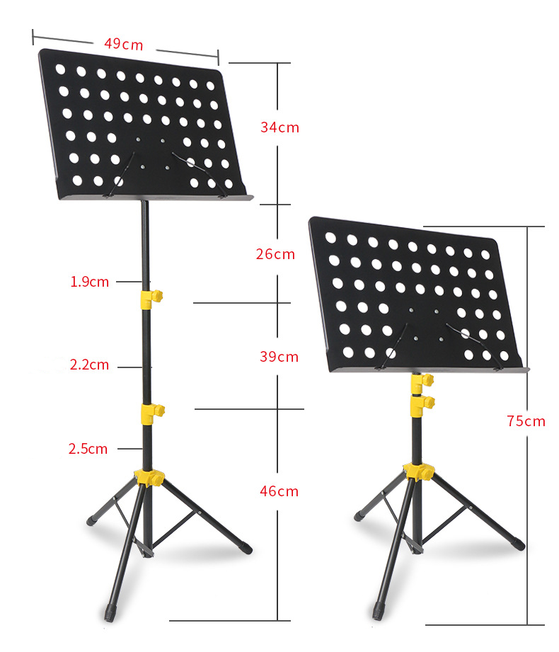 Giá nhạc trưởng, Giá để sách nhạc - Yamaha Y6PC - Chân gấp gọn, cao tối đa 145 cm - Hàng chính hãng