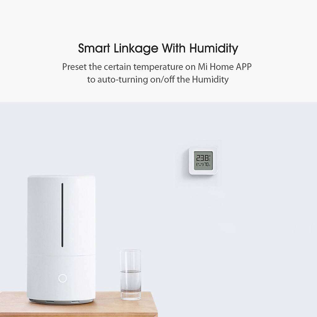 Hình ảnh Thiết Bị Đo Nhiệt Độ Và Độ Ẩm Xiaomi Mi Temperature And Humidity Monitor 2 (NUN4126GL)