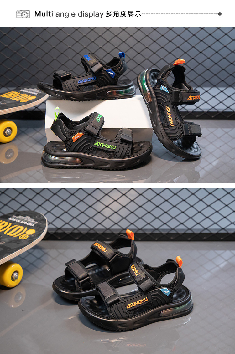 Giày Sandal quai hậu cho bé trai, thể thao siêu nhẹ, êm nhẹ chống trơn  – GSD9045