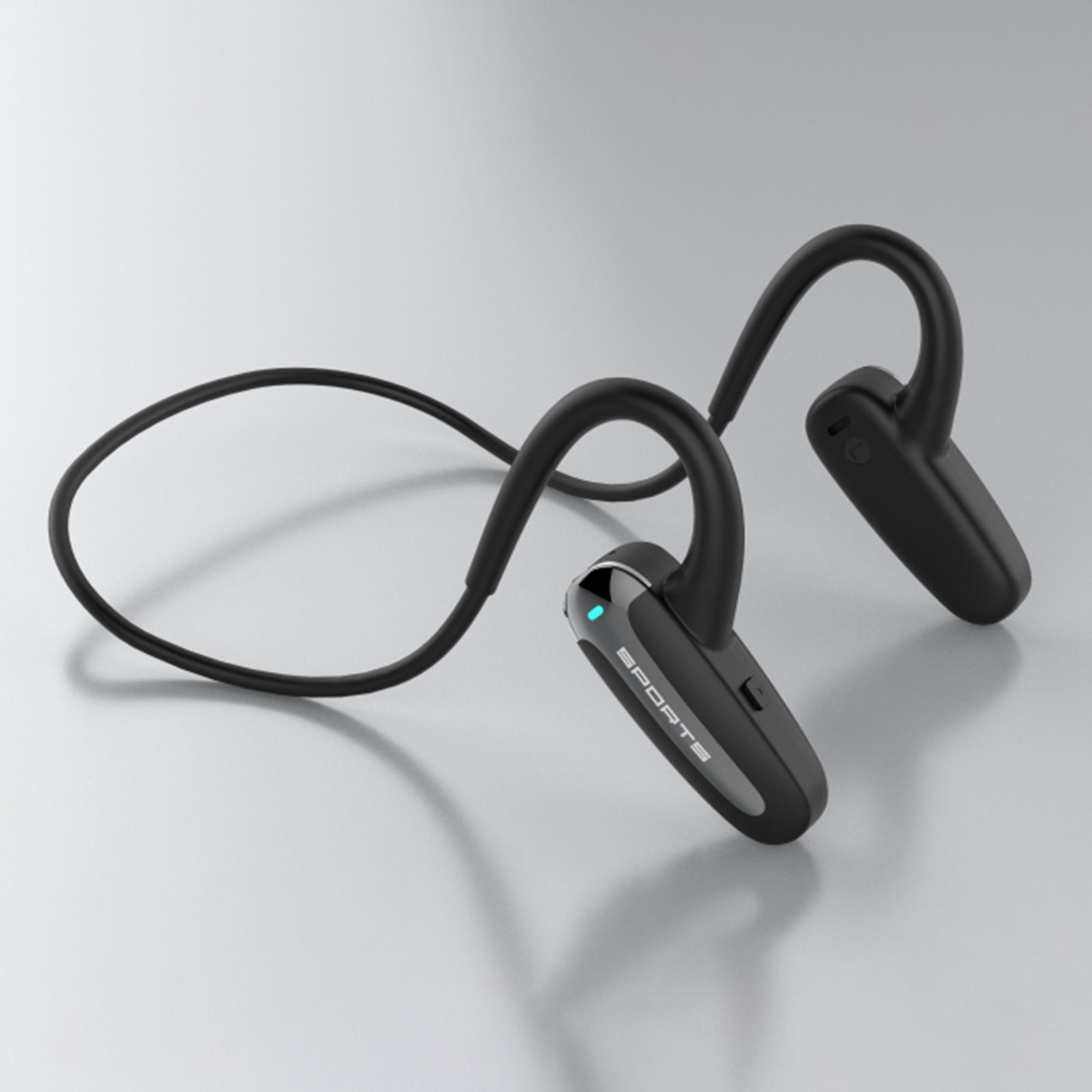Air Bone Conduction Headphones Titanium Bluetooth 5.1 Open Ear Headset for Running Workout