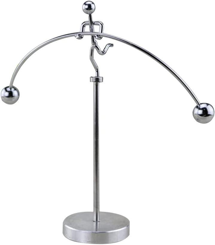 Đồ chơi xích đu thăng bằng cốc xoay đồ trang trí người sắt đồ chơi trang trí bàn làm việc