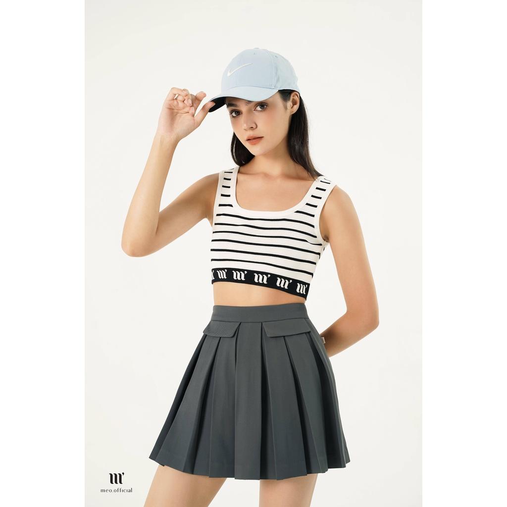 Áo Len không tay cổ vuông Méo Shop phong cách Hàn Quốc Motogi