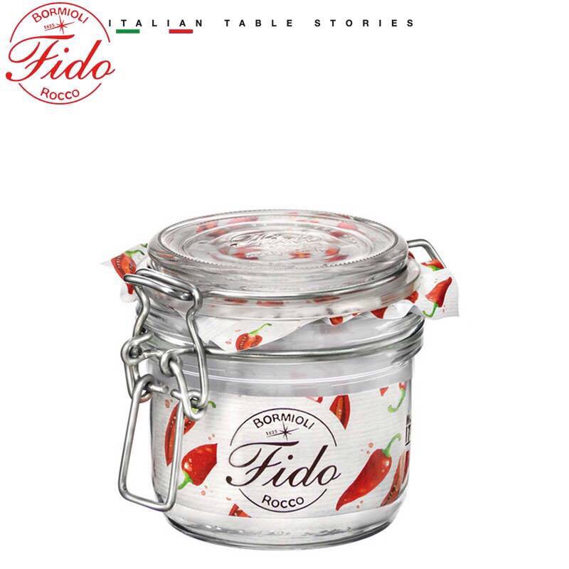 Hũ thủy tinh nắp cài Fido 200ml - HÀNG CHÍNH HÃNG