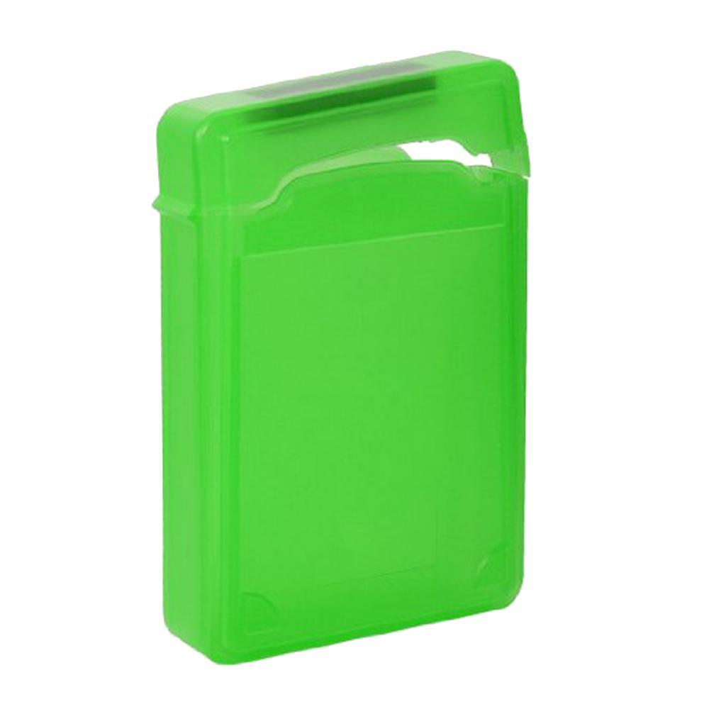 External Case 3.5 inch Protector HDD Box Storage Case Green