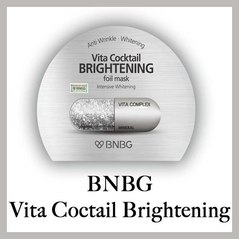 Mặt nạ dưỡng sáng da và làm mờ vết thâm BNBG Vita Cocktail Brightening Foil Mask - Intensive Brightening 30ml