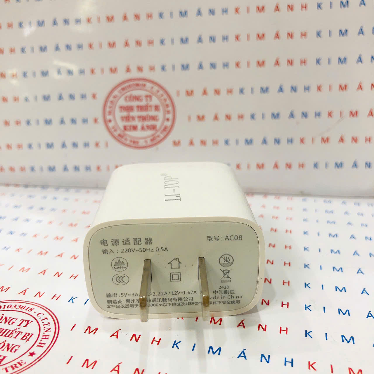 Củ sạc nhanh LI-TOP AC08, PD 20W, đạt chứng nhận 3C tiêu chuẩn quốc gia về an toàn thiêt bị điện, hàng chính hãng bảo hành 12 tháng