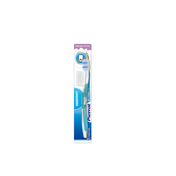 [ Mua 2 tặng 1 chỉ kẽ răng ] Bàn chải đánh răng dành cho răng nhạy cảm PIERROT SENSITIVE