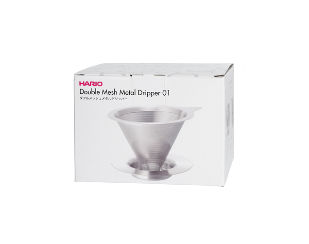 PHỄU LỌC CÀ PHÊ KIM LOẠI HARIO DOUBLE MESH METAL DRIPPER DMD-02 HSV | 2-4 LY