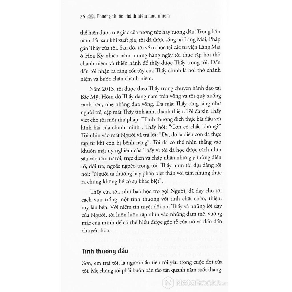 Sách - Phương Thuốc Chánh Niệm Mầu Nhiệm - Thái Hà