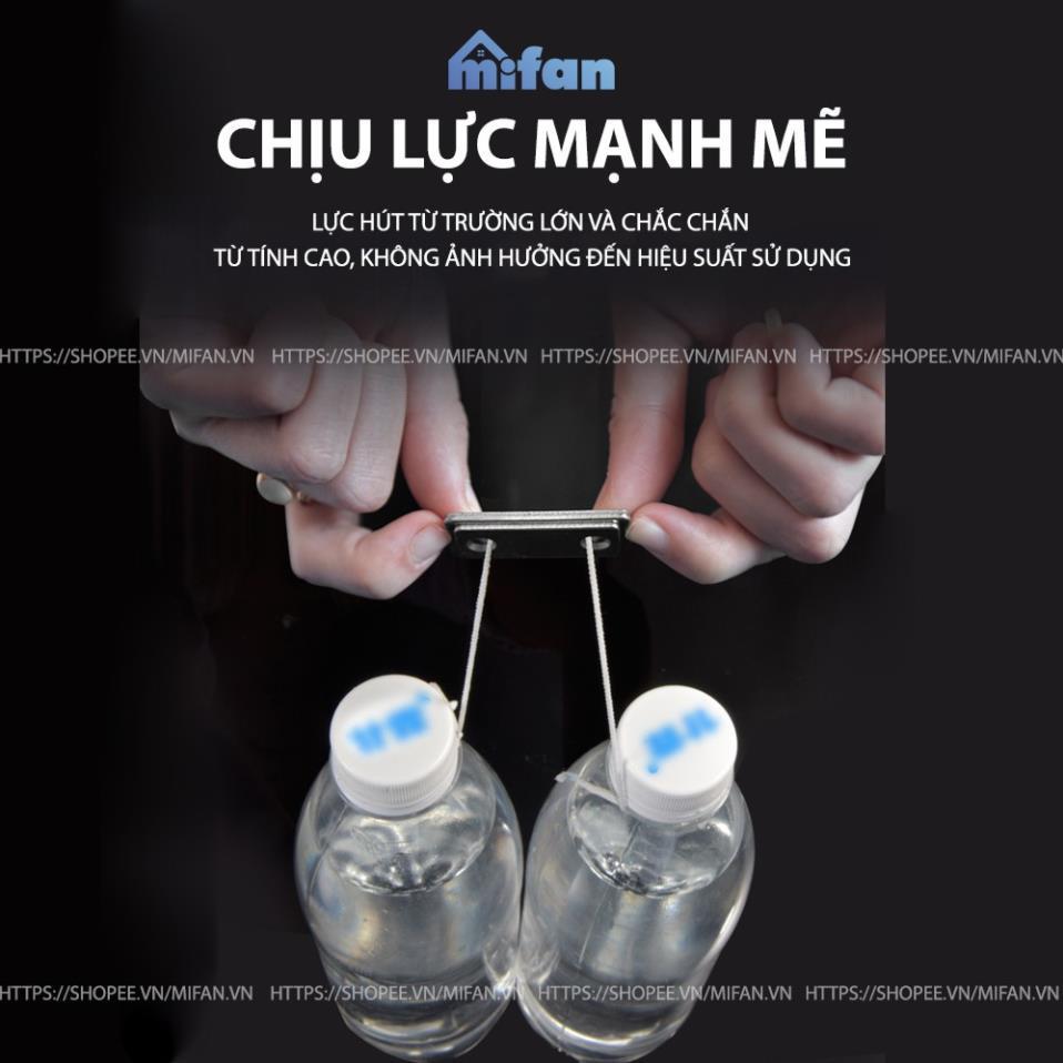 Nam Châm Gắn Cửa Lực Hút Cực Mạnh MIFAN - Thép Siêu Bền, Keo 3M - Dán Chốt Tủ Quần Áo, Ngăn Kéo, Cửa Ra Vào Tiện Lợi