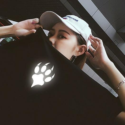 Áo Thun Phản Quang Nam Nữ In hình SILVER WOLF , áo chất, đi đêm, đi phượt bao ngầu, nhìn đã mắt