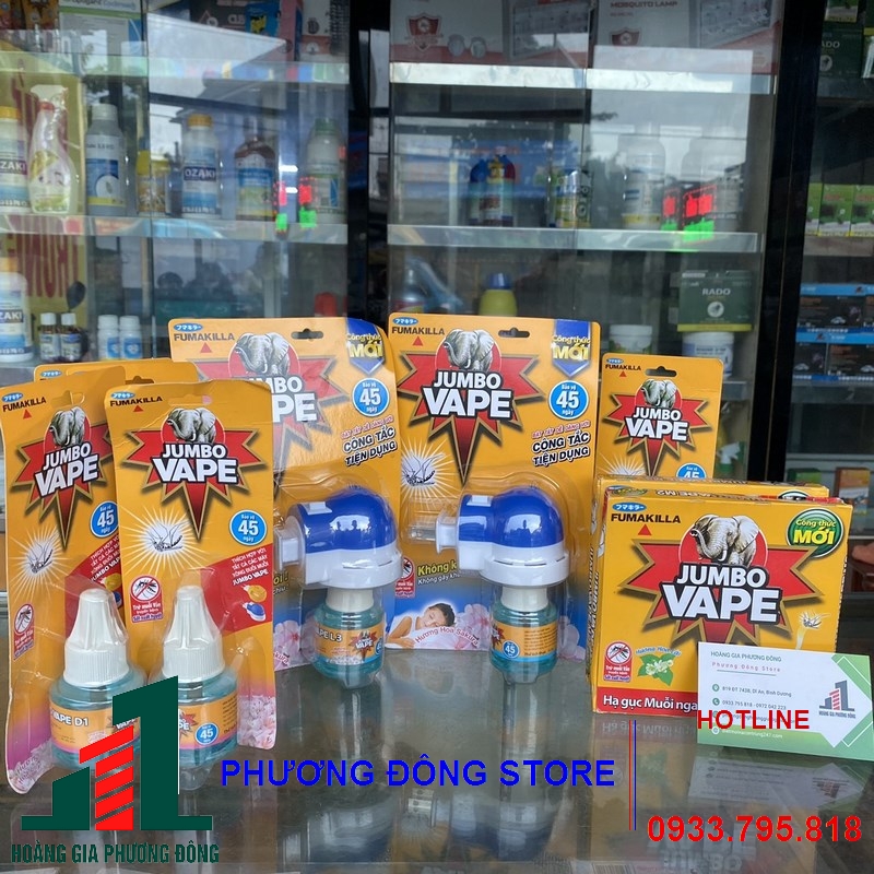 Bộ xông đuổi muỗi Jumbo