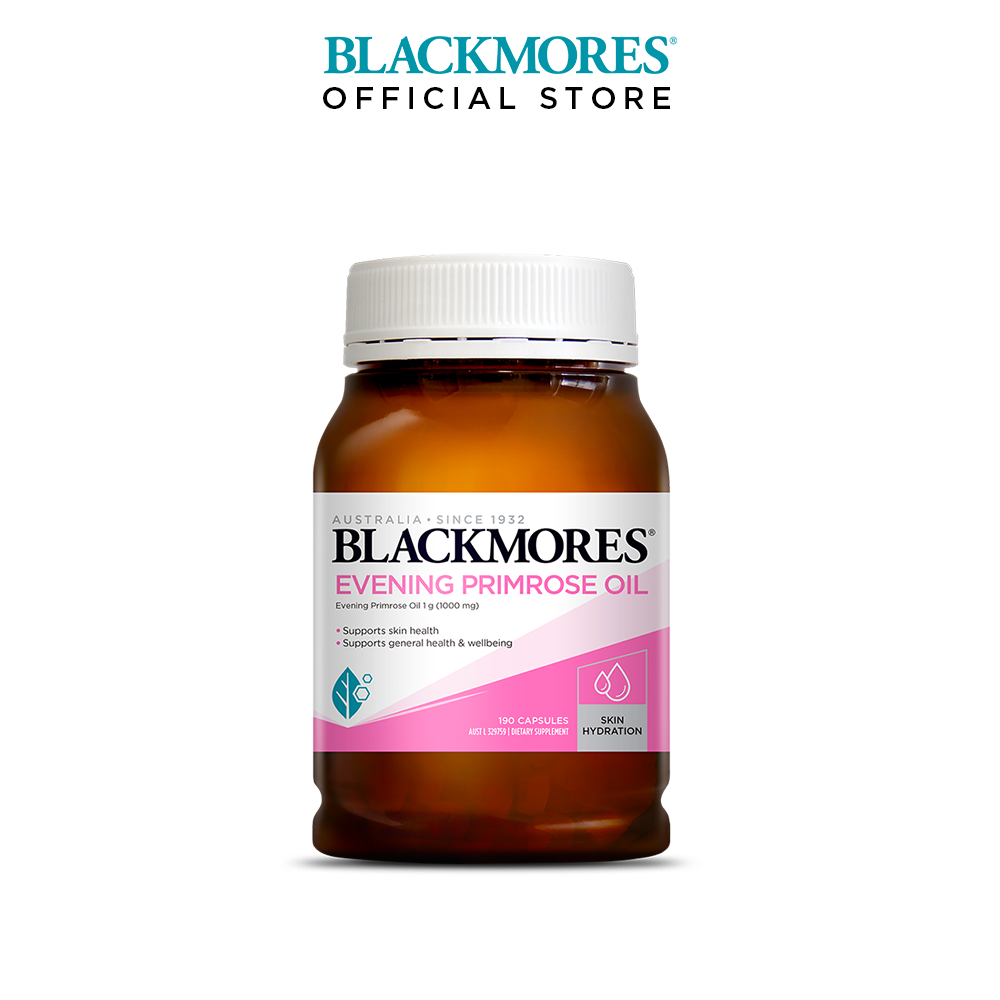 Tinh Dầu Hoa Anh Thảo Hỗ Trợ Cân Bằng Nội Tiết Tố Blackmores Evening Primrose Oil Lọ 190 Viên