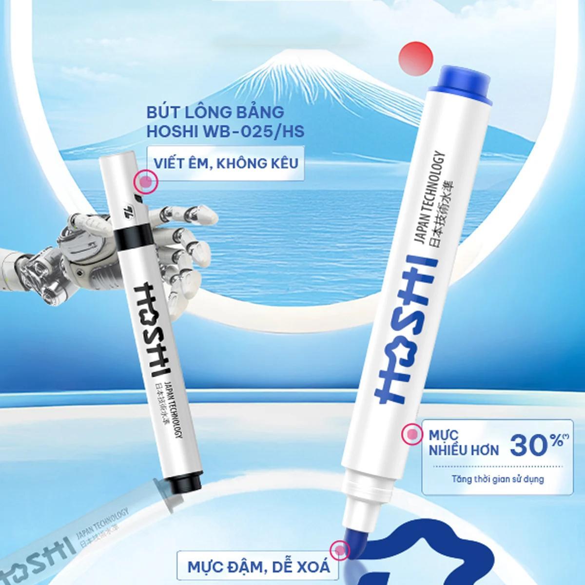 Bút Lông Bảng Hoshi - Thiên Long WB-025/HS - Màu Đen