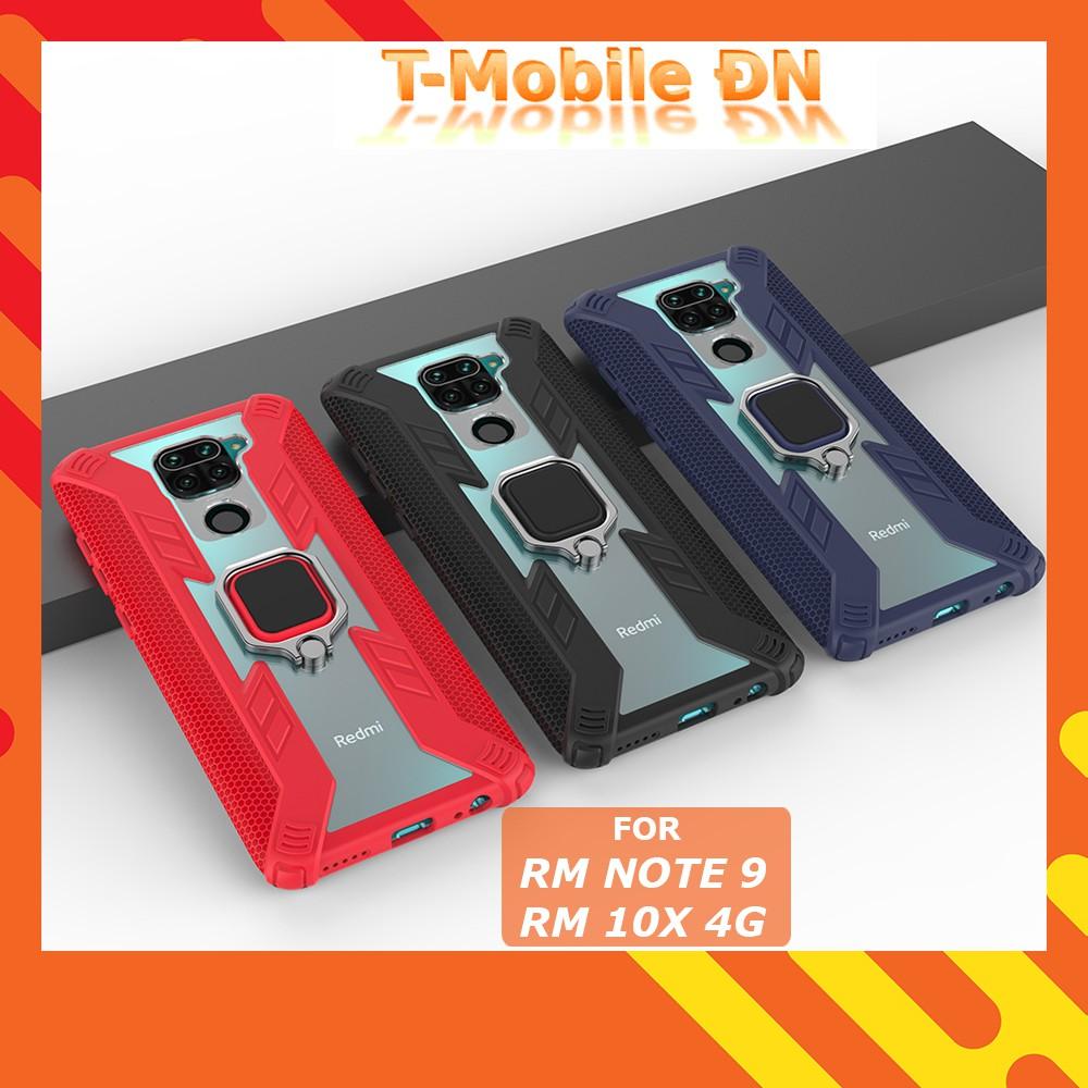 Ốp lưng dành cho Xiaomi Redmi Note 9 9S 9 Pro Max 10X 4G Poco X3 Pro NFC Mi A3 Mi 8 Lite iRON MAN nhẫn xoay TRONG SUỐT chống sốc