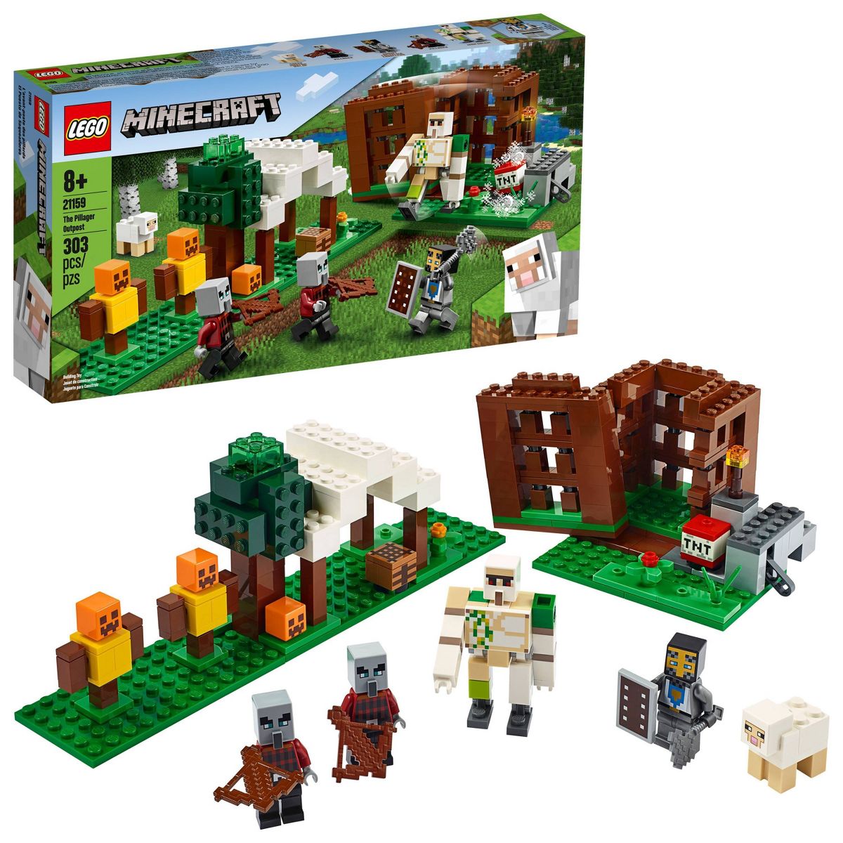 LEGO Minecraft 21159 Tiền Đồn Pillager