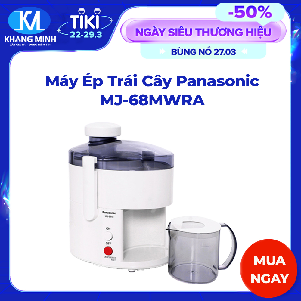 Máy Ép Trái Cây Panasonic MJ-68MWRA (200W) - Hàng Chính Hãng