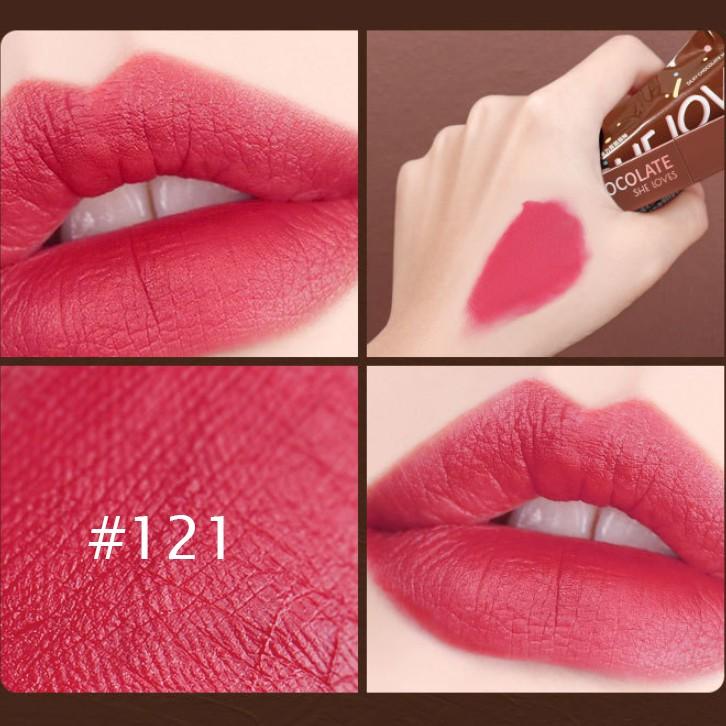 Son kem lì She Loves Silky Chocolate Lip Gloss 2ml